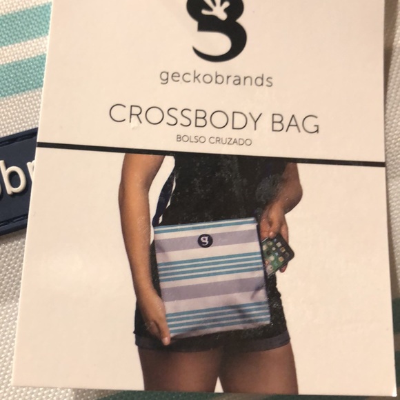 NWT Geckobrands Crossbody Bag w/cell phone pocket & Adjustable strap.Ship Disc🚚 - Picture 2 of 7